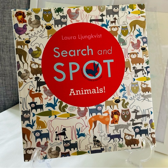 NEW Search and Spot Animals❕ Laura Ljungkvist Hardcover Book - Picture 2 of 10